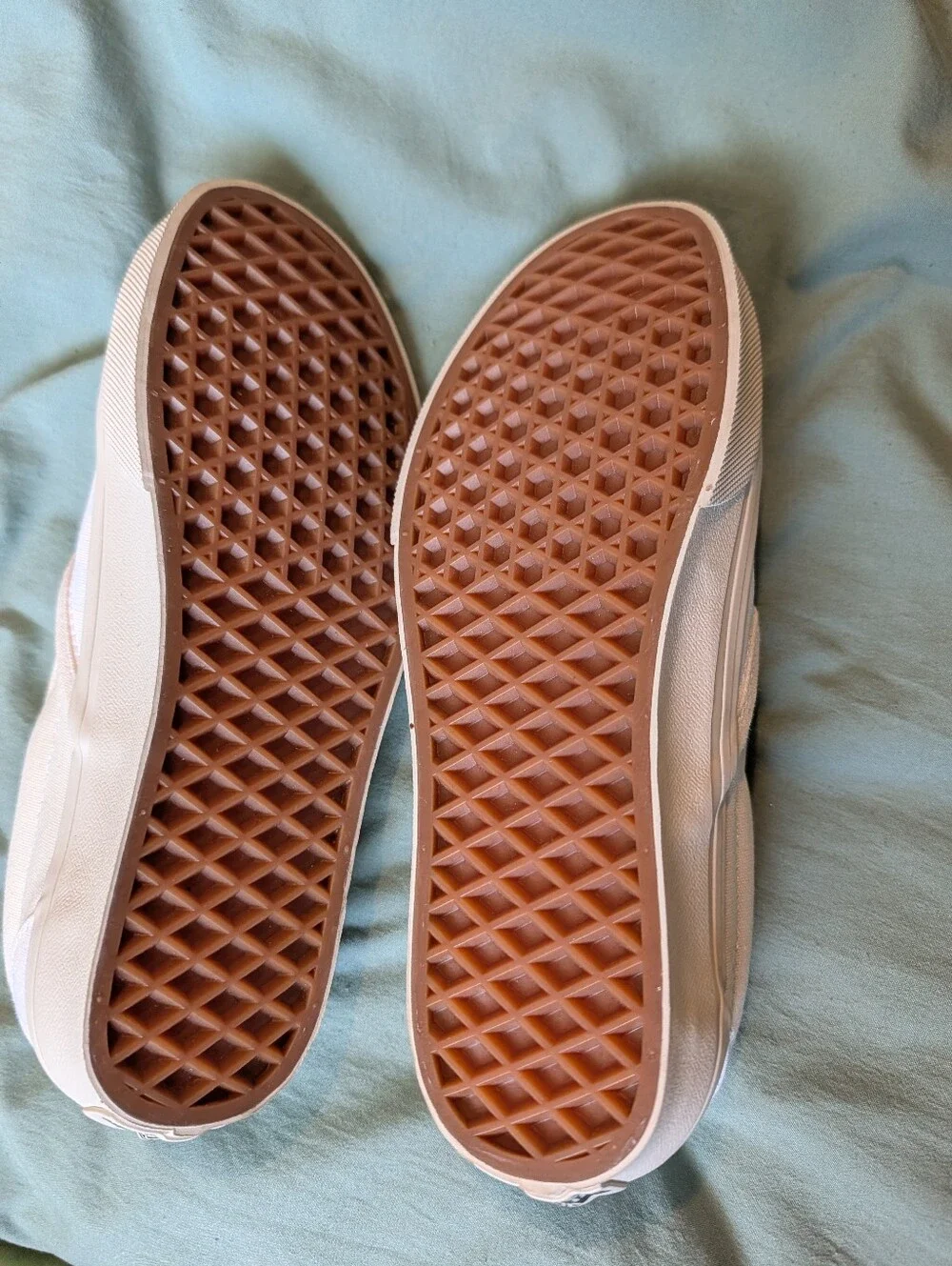 Vans Slip-On Checkerboard Shoe - White
